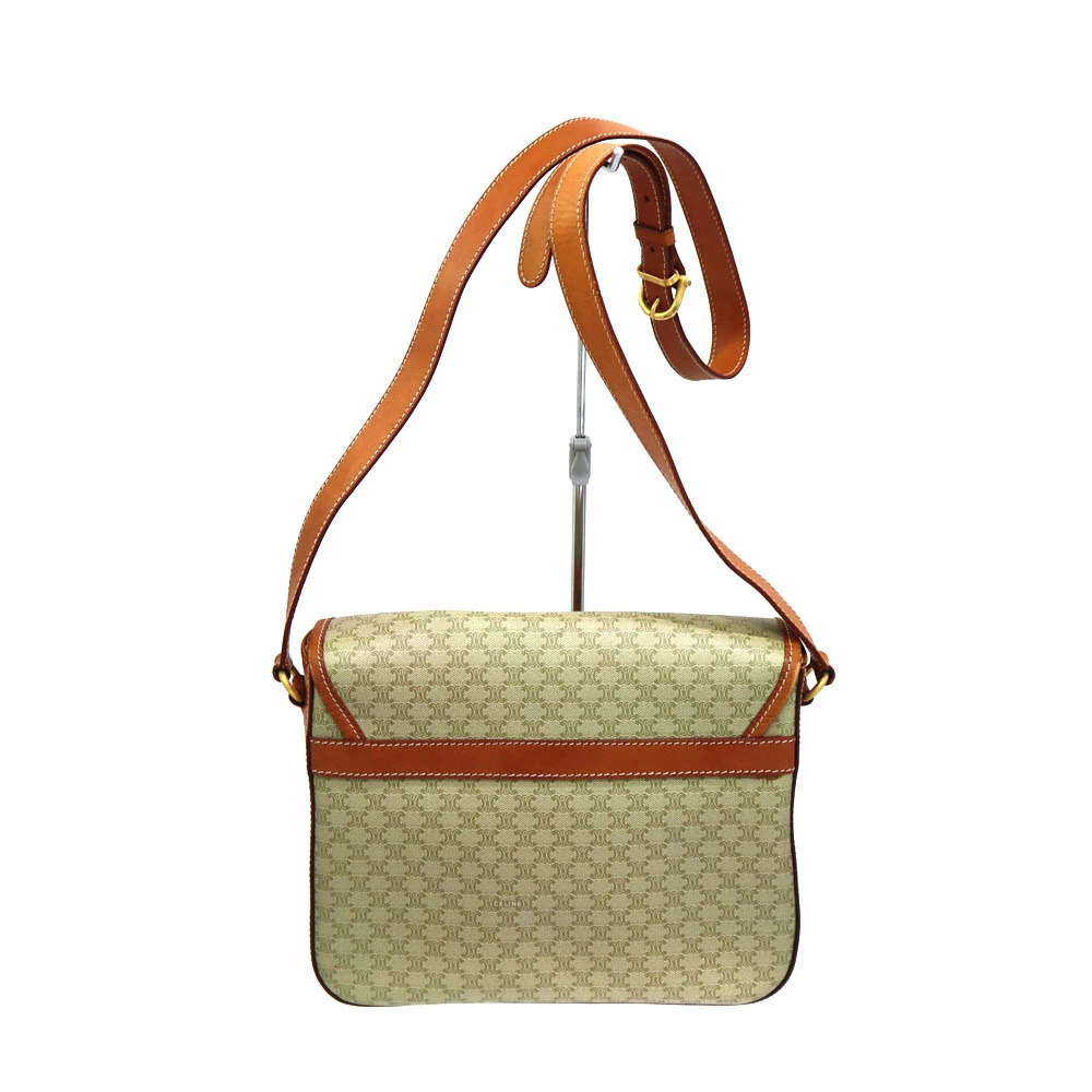 Celine shoulder bag leather brown beige - Picture 2 of 6